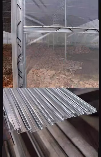 Galvanized Card Slot Thickening for Greenhouse Accessories