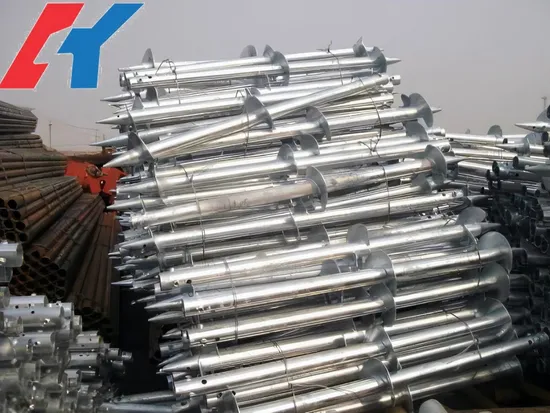 Ground Engineering Tieback Square Shaft Helical Anchor Pier Foundation and Anchoring Systems